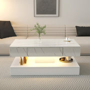 6.93IN High LED Modern Coffee Table For Living Room