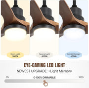Metal And Wood Ceiling Fans