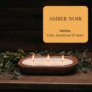 3-Wick Dough Bowl Clean Burning Scented Candles
