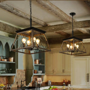 Farmhouse Chandelier 4 Lights Vintage Antique Chandelier Lamps (Bulbs not Included)