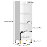 Kids 4-Tier Bookcase Storage Shelf
