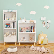 Kids 4-Tier Bookcase Storage Shelf