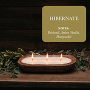 3-Wick Dough Bowl Clean Burning Scented Candles