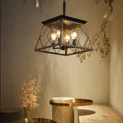 Farmhouse Chandelier 4 Lights Vintage Antique Chandelier Lamps (Bulbs not Included)