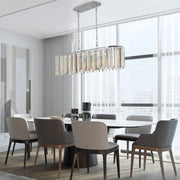 Modern Oval Crystal Chandelier Luxury Home Decor Fixtures (Bulbs Not Included)