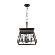 Farmhouse Chandelier 4 Lights Vintage Antique Chandelier Lamps (Bulbs not Included)