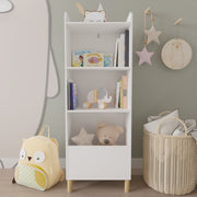 Kids 4-Tier Bookcase Storage Shelf
