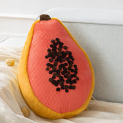 Papaya Shaped Throw Pillow for Couch, Bed and Chair