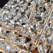 Large Crystal Modern Luxury Chandelier For Living Room, Dining Room, Bedroom, Hallway - Gold (No Bulbs Included)