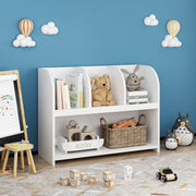Kids Bookcase Storage Shelf with 4 Compartments