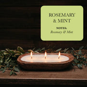 3-Wick Dough Bowl Clean Burning Scented Candles