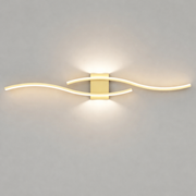 LED Wave Indoor Wall Sconce (One Piece)