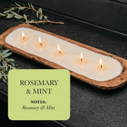 5-Wick Dough Bowl Clean Burning Scented Candles