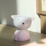 Cartoon Bear Ceramic Succulent Planter for Home Decor