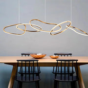 Minimalist Stainless Steel Dining Room Pendant Light
