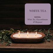 3-Wick Dough Bowl Clean Burning Scented Candles