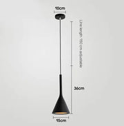 Nordic Cone Pendant Light for Dining and Bedroom (Single)