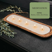 5-Wick Dough Bowl Clean Burning Scented Candles