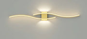 LED Wave Indoor Wall Sconce (One Piece)