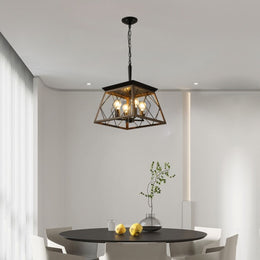 Farmhouse Chandelier 4 Lights Vintage Antique Chandelier Lamps (Bulbs not Included)
