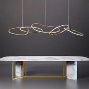 Minimalist Stainless Steel Dining Room Pendant Light