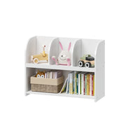 Kids Bookcase Storage Shelf with 4 Compartments