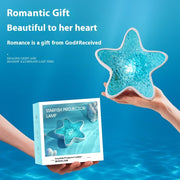 Starfish Water Ripple Small Bedroom Night Lamp