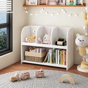 Kids Bookcase Storage Shelf with 4 Compartments