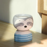 Cartoon Bear Ceramic Succulent Planter for Home Decor