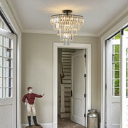 Large Black Contemporary Style Chandelier for Dining Room, Living Room, Bedroom (Bulbs Not Included)