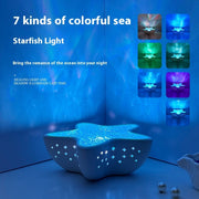 Starfish Water Ripple Small Bedroom Night Lamp