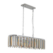Modern Oval Crystal Chandelier Luxury Home Decor Fixtures (Bulbs Not Included)