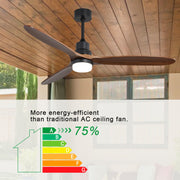 Metal And Wood Ceiling Fans