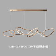 Minimalist Stainless Steel Dining Room Pendant Light