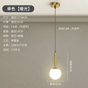 Nordic-Style Minimalist Pendant Light for Bedroom