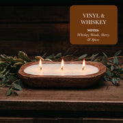 3-Wick Dough Bowl Clean Burning Scented Candles
