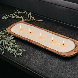5-Wick Dough Bowl Clean Burning Scented Candles