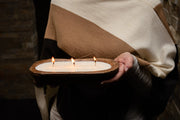3-Wick Dough Bowl Clean Burning Scented Candles